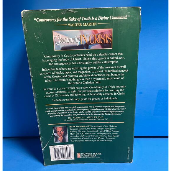 Christianity in Crisis Hank Hanegraaff 1997 Paperback Book + Study Guide - Picture 2 of 8
